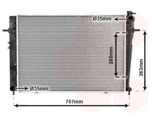 Radiator racire motor VAN WEZEL 82002126 – KIA | AutoRival