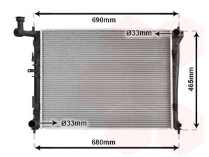 Radiator racire motor VAN WEZEL 82002179 – KIA | AutoRival