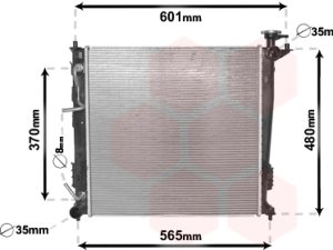 Radiator racire motor VAN WEZEL 82002214 – KIA | AutoRival