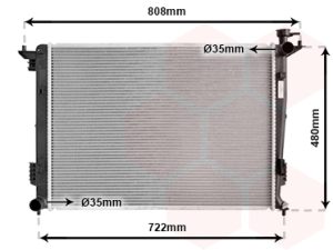 Radiator racire motor VAN WEZEL 82002285 – KIA | AutoRival