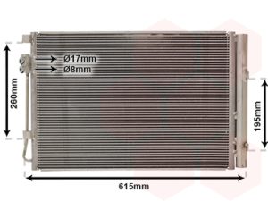 Condensator climatizare VAN WEZEL 82005269 – KIA | AutoRival