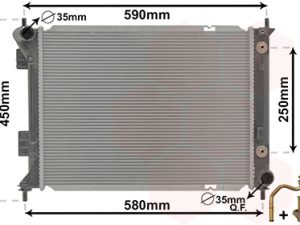 Radiator racire motor VAN WEZEL 82012709 – KIA | AutoRival