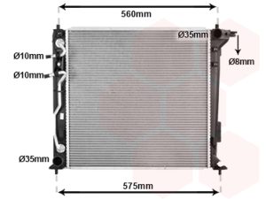 Radiator racire motor VAN WEZEL 82012731 – KIA | AutoRival
