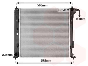 Radiator racire motor VAN WEZEL 82012742 – KIA | AutoRival