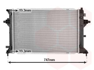 Radiator racire motor VAN WEZEL 82012746 – KIA | AutoRival