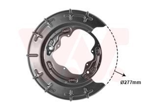 Protectie stropire disc frana VAN WEZEL 8207374 – KIA | AutoRival
