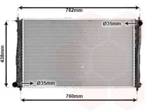 Radiator racire motor VAN WEZEL 83002018 – KIA | AutoRival