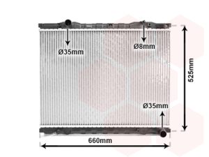 Radiator racire motor VAN WEZEL 83002055 – KIA | AutoRival