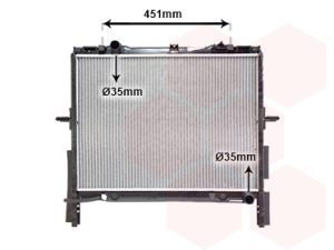 Radiator racire motor VAN WEZEL 83002133 – KIA | AutoRival