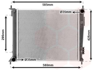 Radiator racire motor VAN WEZEL 83002143 – KIA | AutoRival