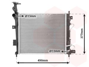 Radiator racire motor VAN WEZEL 83002190 – KIA | AutoRival