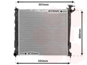 Radiator racire motor VAN WEZEL 83002239 – KIA | AutoRival