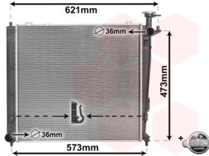 Radiator racire motor VAN WEZEL 83002272 – KIA | AutoRival
