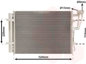 Condensator climatizare VAN WEZEL 83005198 – KIA | AutoRival