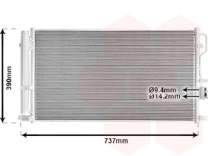 Condensator climatizare VAN WEZEL 83015711 – KIA | AutoRival