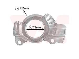 Protectie stropire disc frana VAN WEZEL 8314371 – KIA | AutoRival