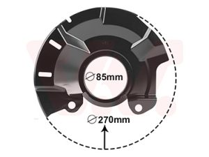 Protectie stropire disc frana VAN WEZEL 8323372 – KIA | AutoRival