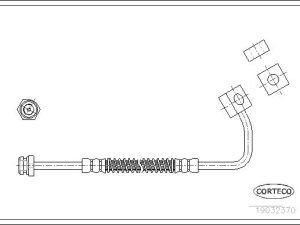 Furtun frana CORTECO 19032370 – KIA | AutoRival