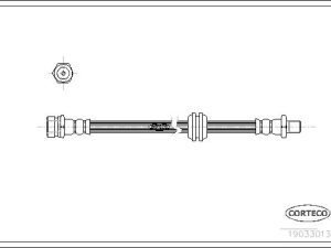 Furtun frana CORTECO 19033013 – KIA | AutoRival