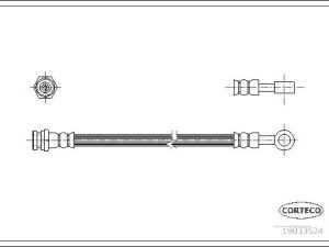 Furtun frana CORTECO 19033524 – KIA | AutoRival
