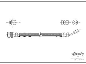 Furtun frana CORTECO 19033580 – KIA | AutoRival