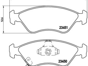 Set placute frana BREMBO P 30 007 – KIA | AutoRival