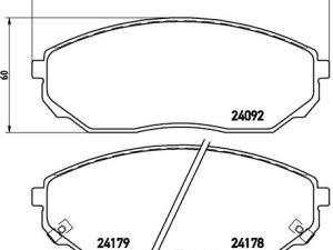 Set placute frana BREMBO P 30 019 – KIA | AutoRival