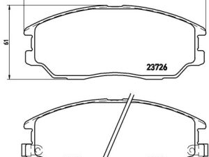 Set placute frana BREMBO P 30 028 – KIA | AutoRival