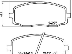 Set placute frana BREMBO P 30 032 – KIA | AutoRival