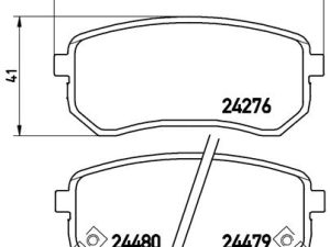 Set placute frana BREMBO P 30 033 – KIA | AutoRival
