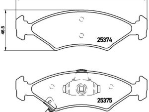 Set placute frana BREMBO P 30 062 – KIA | AutoRival