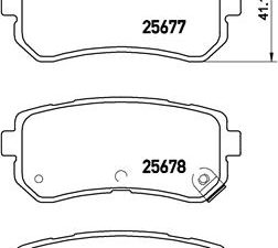 Set placute frana BREMBO P 30 068 – KIA | AutoRival