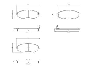 Set placute frana BREMBO P 30 097 – KIA | AutoRival