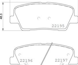 Set placute frana BREMBO P 30 105 – KIA | AutoRival