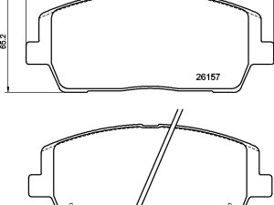 Set placute frana BREMBO P 30 116 – KIA | AutoRival