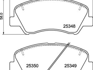 Set placute frana BREMBO P 30 122 – KIA | AutoRival