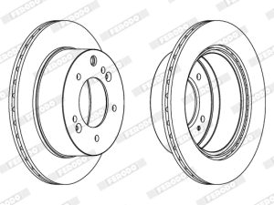 Disc frana FERODO DDF1543C-1 – KIA | AutoRival