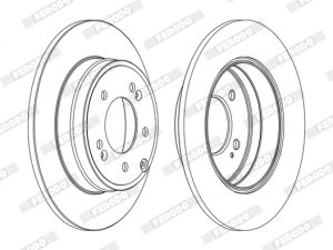 Disc frana FERODO DDF1787C – KIA | AutoRival