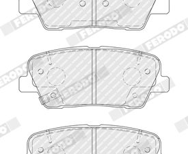 Set placute frana FERODO FDB4391 – KIA | AutoRival