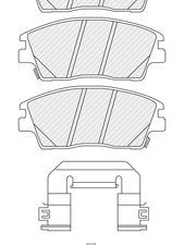Set placute frana FERODO FDB5274 – KIA | AutoRival