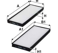 Filtru aer habitaclu FILTRON K 1203-2x – KIA | AutoRival