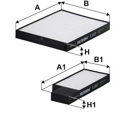 Filtru aer habitaclu FILTRON K 1337-2x – KIA | AutoRival