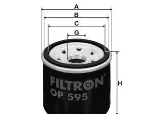 Filtru ulei FILTRON OP 595 – KIA | AutoRival