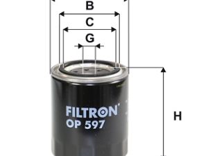 Filtru ulei FILTRON OP 597 – KIA | AutoRival