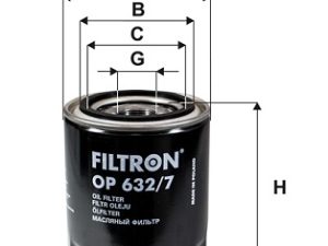 Filtru ulei FILTRON OP 632/7 – KIA | AutoRival