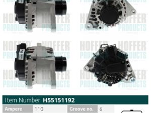 Alternator HOFFER H55151192 – KIA | AutoRival
