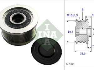 Fulie alternator INA 535 0046 10 – KIA | AutoRival