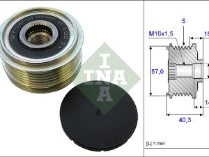 Fulie alternator INA 535 0187 10 – KIA | AutoRival