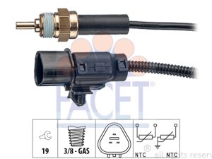 Senzor temperatura lichid de racire FACET 7.3373 – KIA | AutoRival