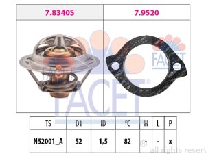 Termostat lichid racire FACET 7.8331 – KIA | AutoRival